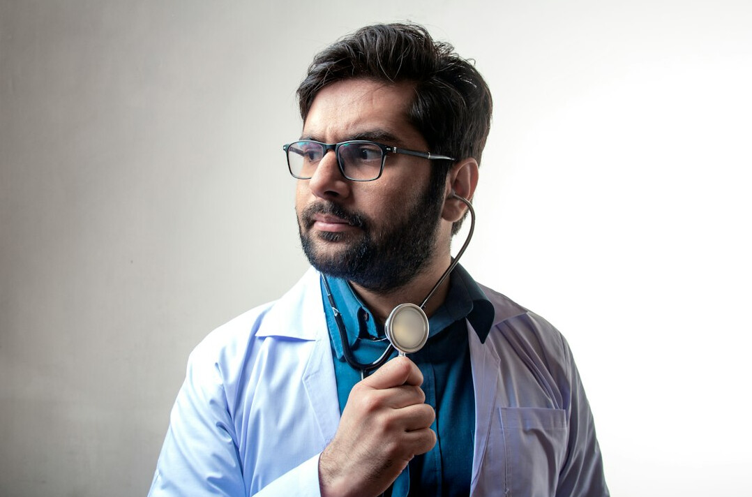 doctor smiling in hospital